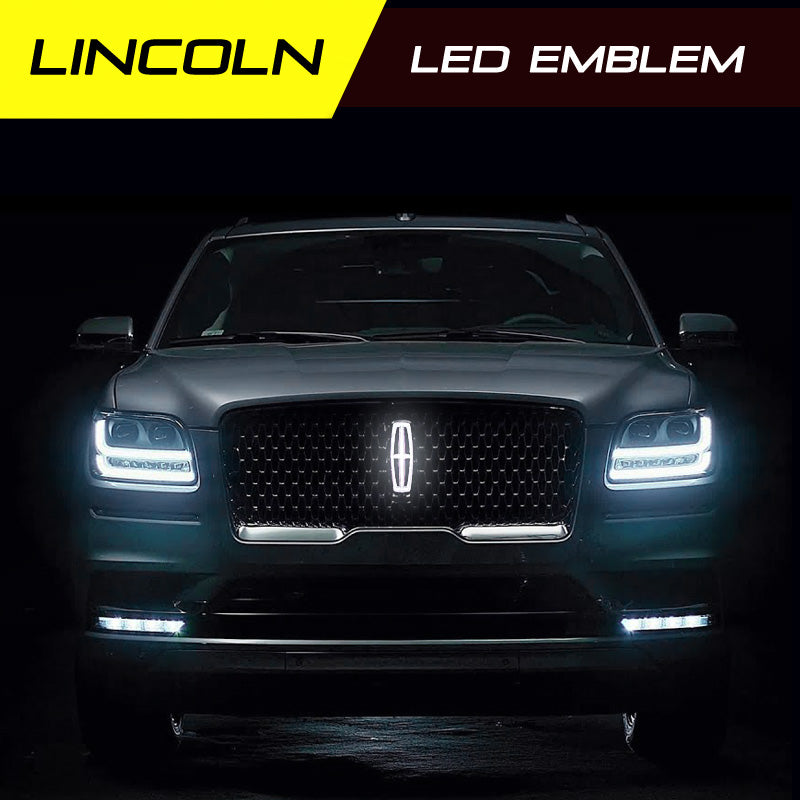 Lincoln LED Light Front Grill Hood Emblem Logo Badge — RAYMAX LUMINOUS GEAR