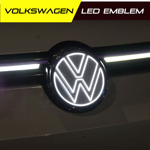 VW LED illuminated emblem Golf MK8.5