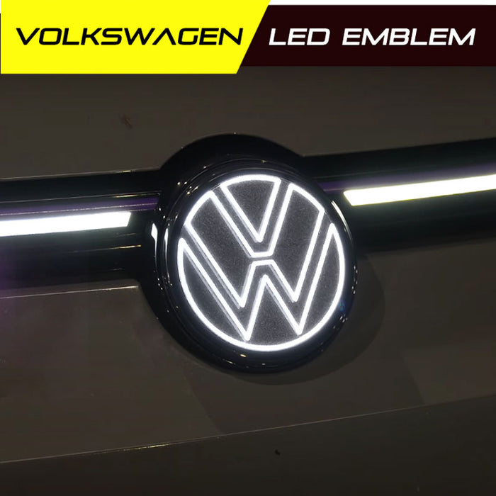 VW LED illuminated emblem Golf MK8.5