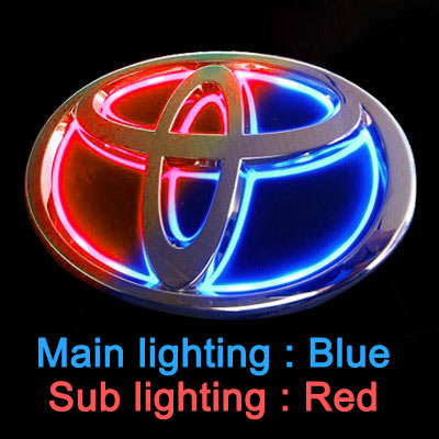 TOYOTA LED EMBLEM DUAL COLOR/ SINGLE COLOR