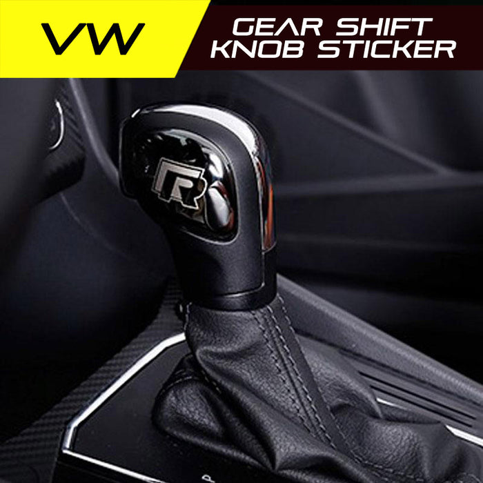 Volkswagen gear shift knob sticker