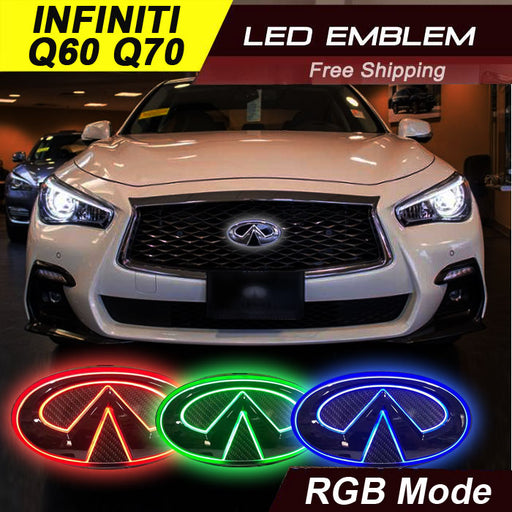 Infiniti Q60 /Q60S/ Q70 LED Radiant Emblem front grille badge light