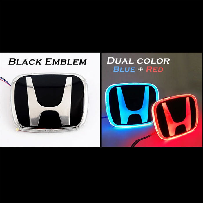 Honda LED JDM Red Emblem Type-R for Civic X / Accord / CRV with Dual C ...