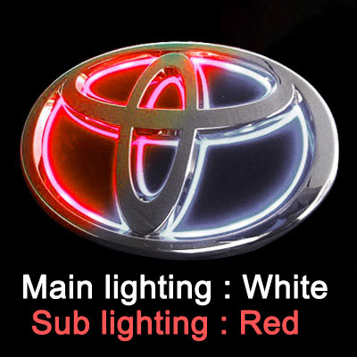 TOYOTA LED EMBLEM DUAL COLOR/ SINGLE COLOR